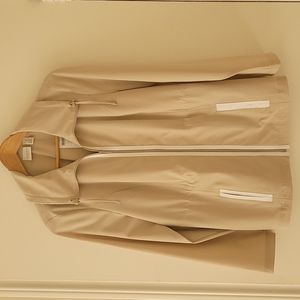 Weekends by Chico's, Womens Long Sleeve Jacket, Tan, Size 1